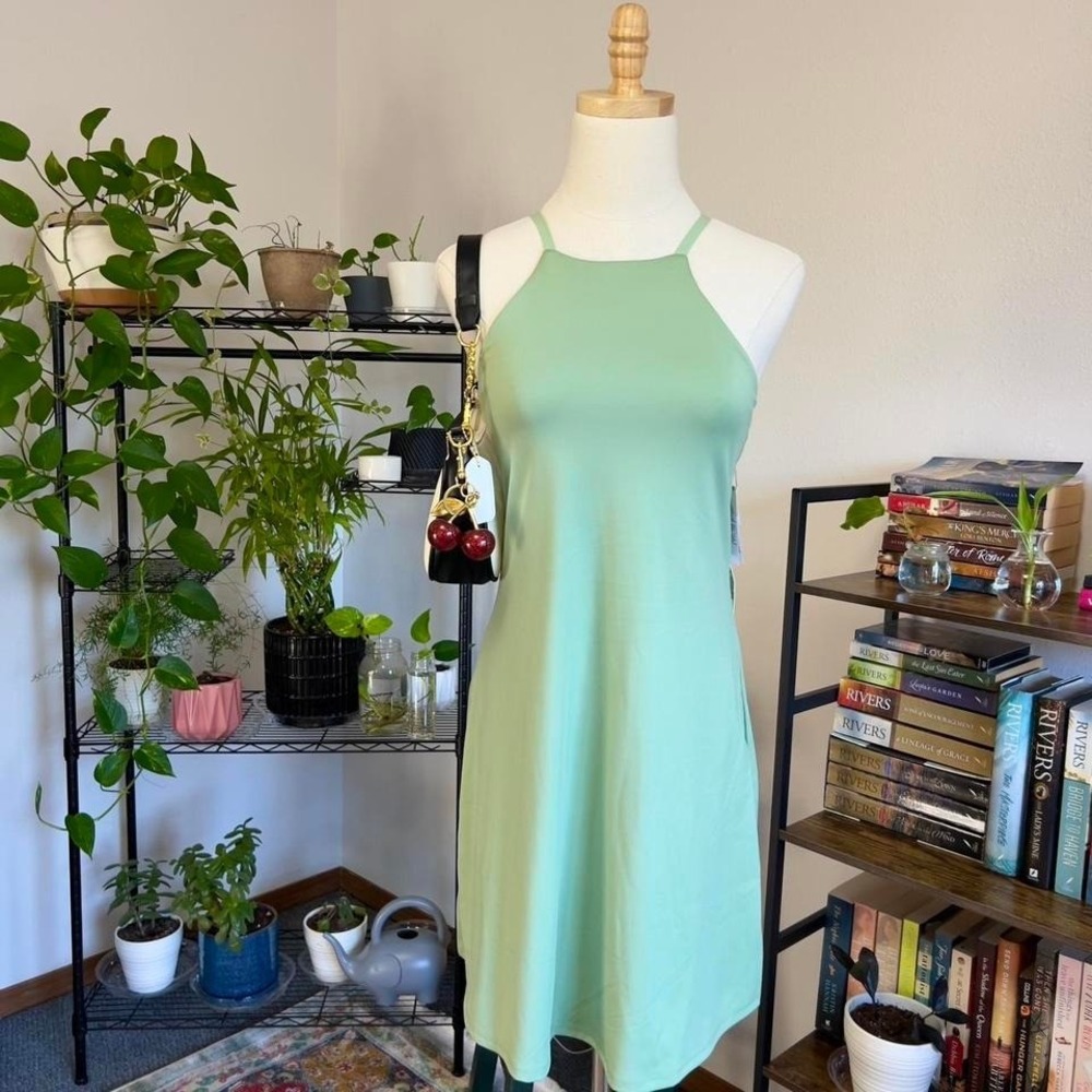 Madewell Flex 2.0 Fitness Activewear Dress Gatehouse‎ Green Womens Sz XS NWT $88